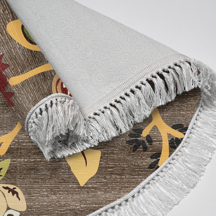 Conceptum Alfombra Mu176 - Coffee Café 120x120 cm